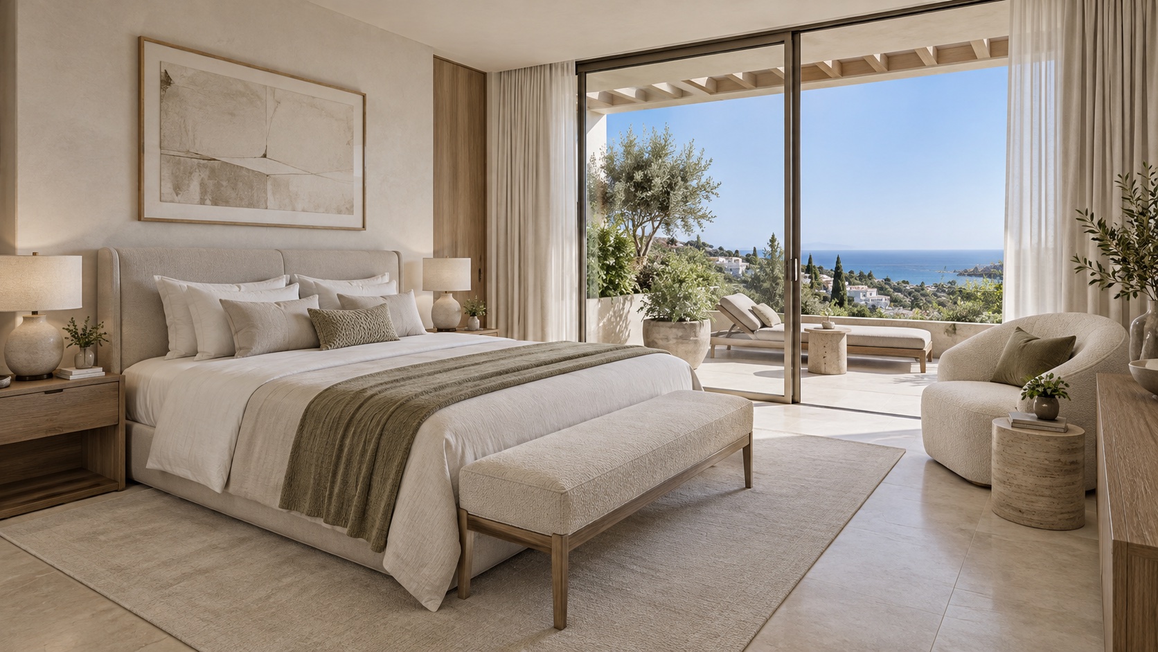 Illustrative principal bedroom