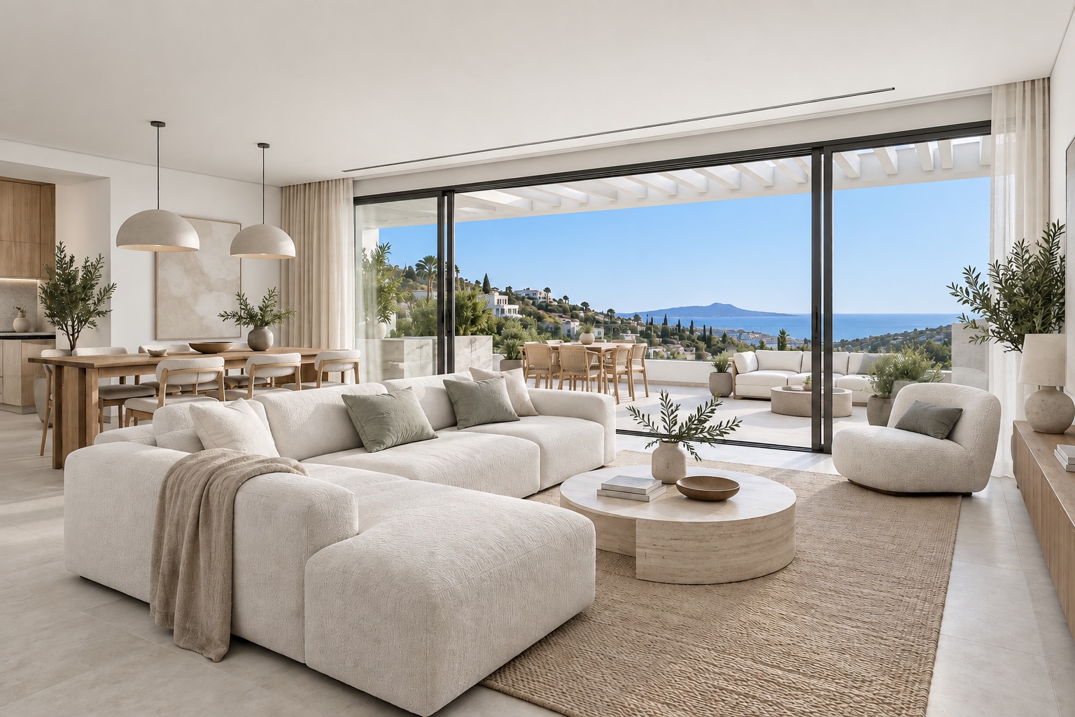 Two bedroom apartment interior visualisation